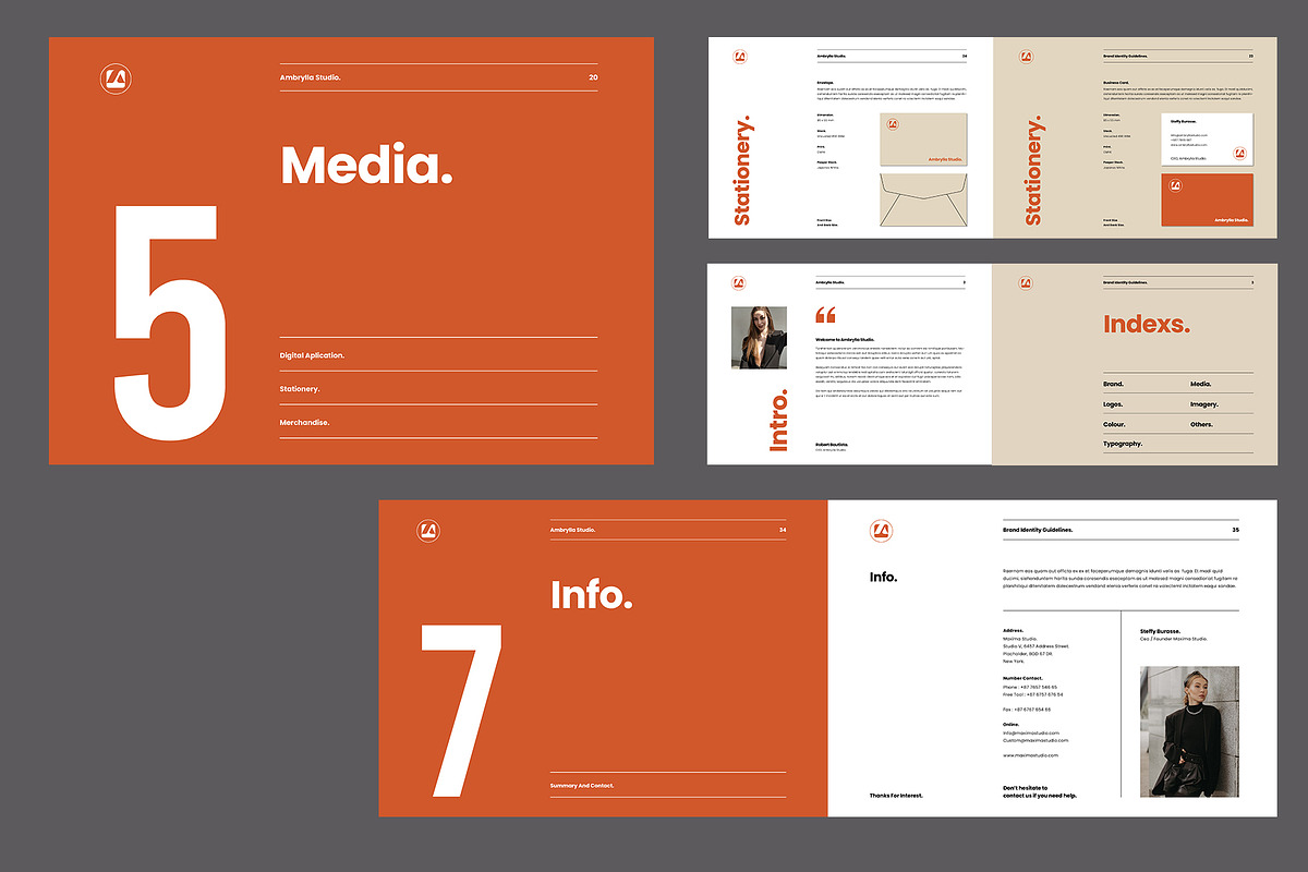 Brand Guidelines | Canva, a Brochure Template by Occy Design (Photo 9 of 9)