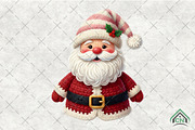 Crochet Christmas Faux Yarn Santa, an Illustration by Craft Nest (Thumbnail 1 of 6)
