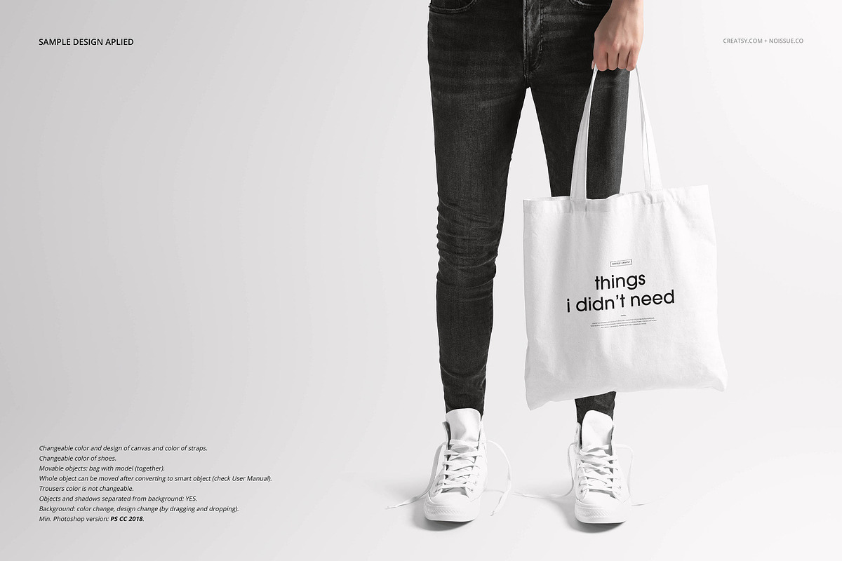 Noissue Tote Bag Mockup Bundle, a Packaging Mockup by creatsy5 (Photo 55 of 67)