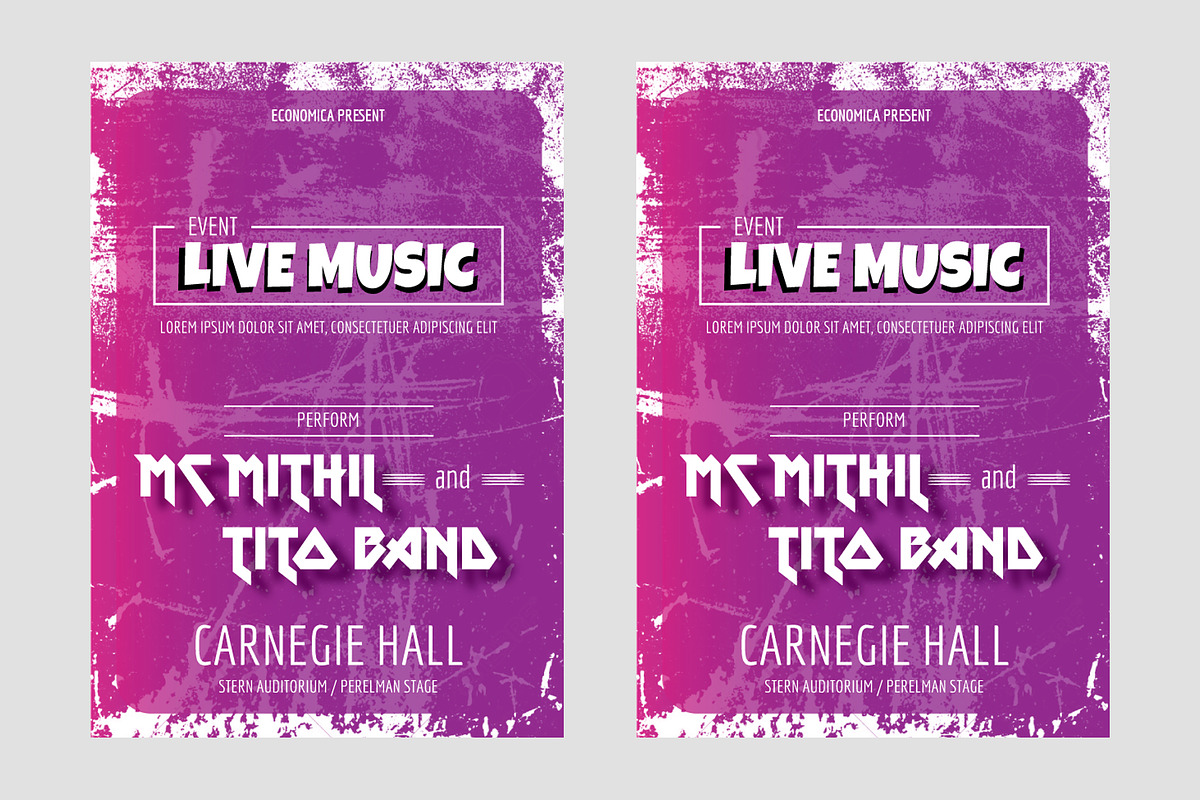 Live Music Event Flyer, a Flyer Template by PenciGraphics (Photo 2 of 3)