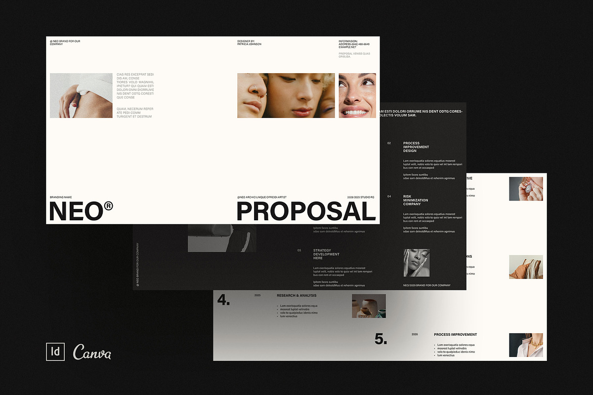 Minimalist Proposal Presentation, a Presentation Template by RedGiant (Photo 1 of 6)