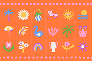 Summer. Vector illustrations, prints, a Graphic by venimo (Thumbnail 6 of 11)