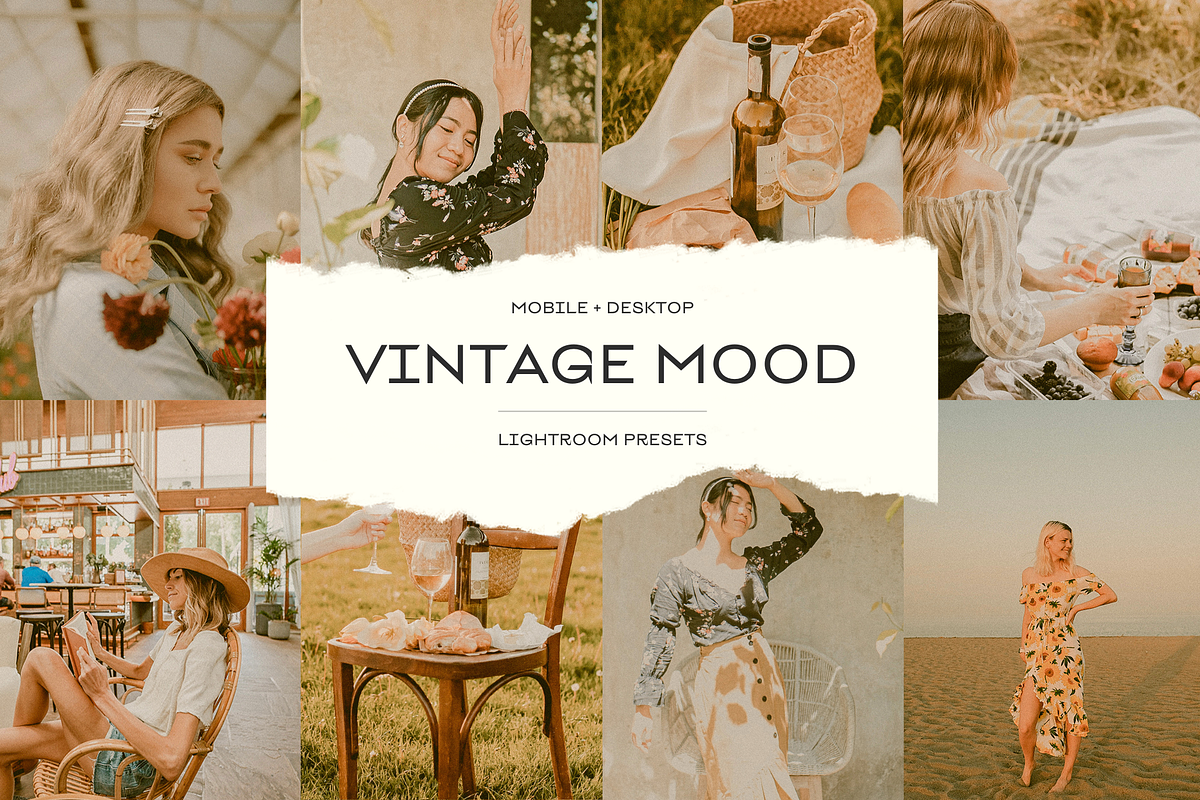 Vintage Lightroom Presets Bundle, an Action Add-On by Eden Origin Studio (Photo 3 of 5)