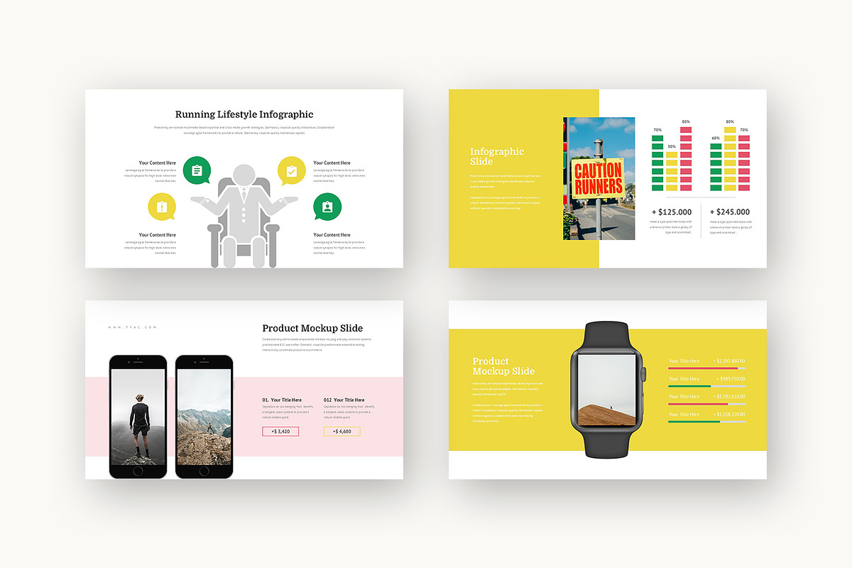 Tyac : Running Life Google Slides, a Presentation Template by Punkl Camp (Photo 6 of 16)
