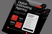 Digital Marketing Agency Flyer, a Flyer Template by graphicook (Thumbnail 2 of 3)