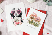 Festive dogs bundle, an Animal Illustration by TheCuteShop (Thumbnail 10 of 33)