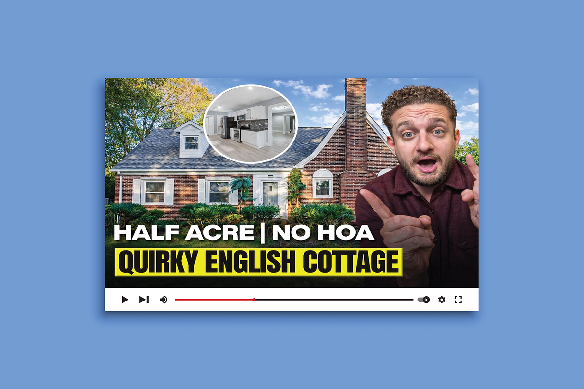YouTube Real Estate Thumbnail Design, a Social Media Template by Workhu (Photo 2 of 2)