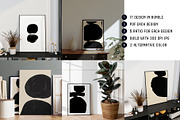 Black Bold Abstract Art Print Bundle, a Decorative Illustration by Vibrand Studio (Thumbnail 1 of 10)