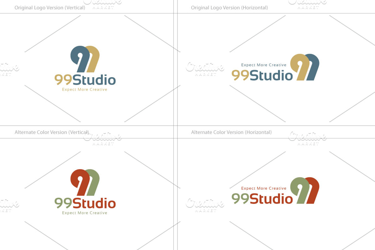 99 Studio Logo, a Branding & Logo Template by ArtFusion (Photo 4 of 5)