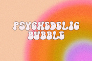 Psychedelic Bubble 70s Font, a Font by Dear Darling Design (Thumbnail 3 of 8)