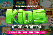 Kids Font Bundle V1 - SALE, a Sans Serif Font by tokokoo (Thumbnail 1 of 25)