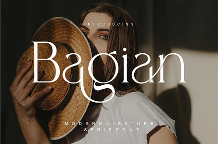 Bagian Modern Ligature Serif Font, a Serif Font by Alfinart