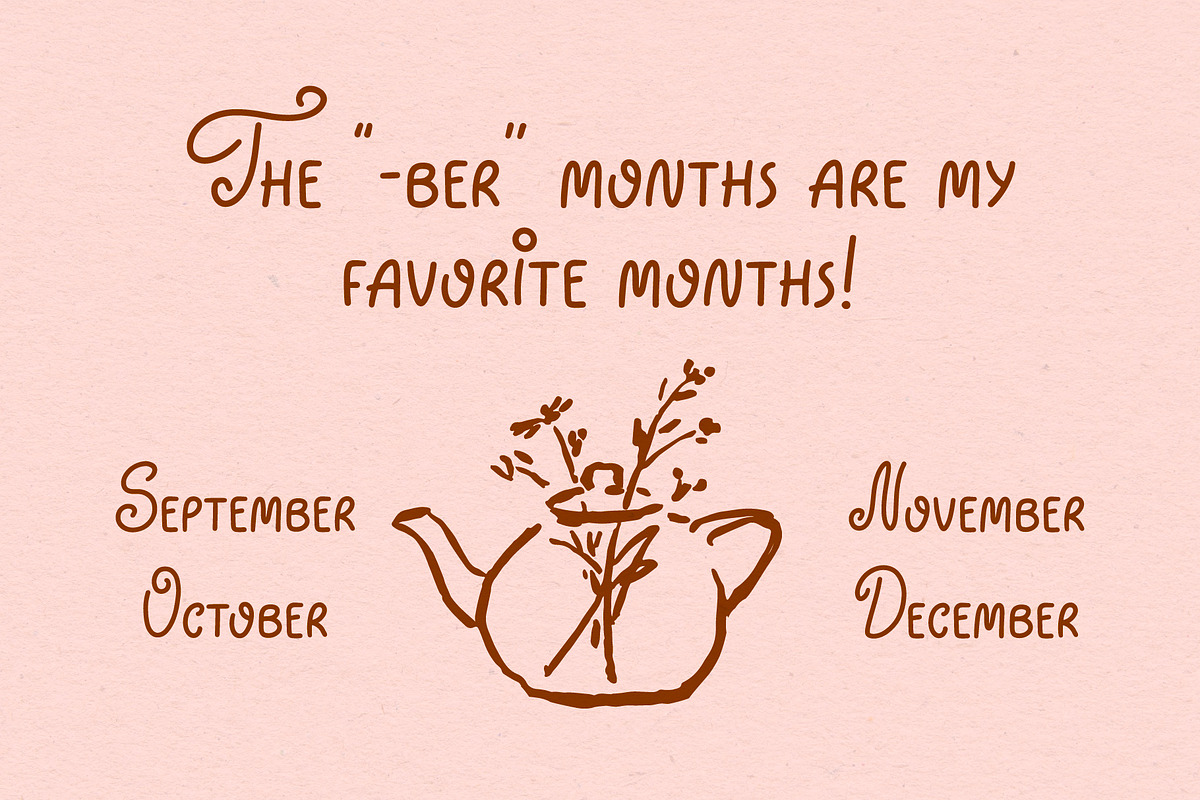 Tiny Wonders Handwritten Font, a Handwritten Font by Lanastace Studio (Photo 5 of 10)