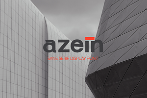 Azein - Modern Simple Font