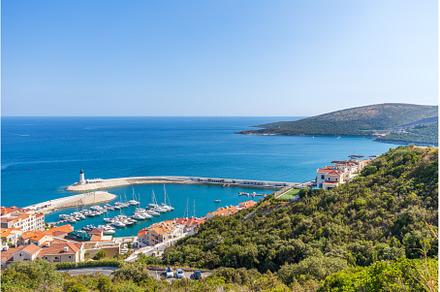 Landscape travel view of Adriatic, a Nature Photo by serkum