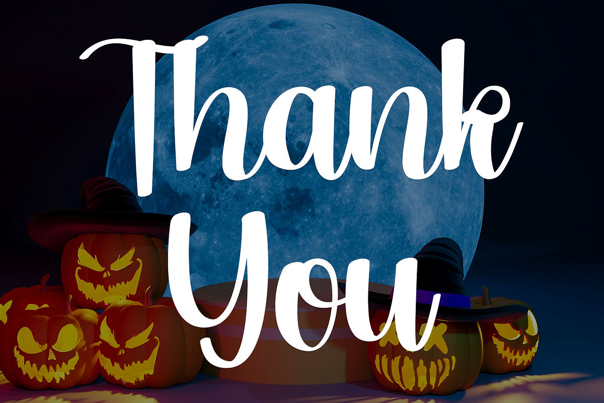 Creative Halloween, a Handwritten Font by InermediaSTUDIO (Photo 7 of 8)