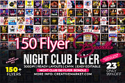 150 Night Club Flyer Bundle, a Flyer Template by AfzaalGraphics (Thumbnail 1 of 27)
