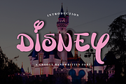 Disney, a Script Font by FreshTypeINK (Thumbnail 1 of 8)
