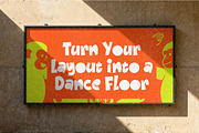 Monkey Dancing - Playful Fun Display, a Sans Serif Font by Afkari Studio (Thumbnail 10 of 12)