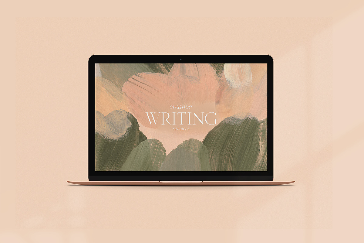 April Painted Abstract Backgrounds, a Texture Graphic by Basia Stryjecka (Photo 19 of 19)