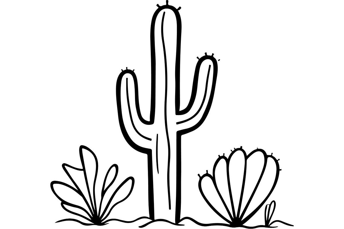 Desert Cactus SVG Bundle, an Object Graphic by Designer_Momina (Photo 7 of 16)