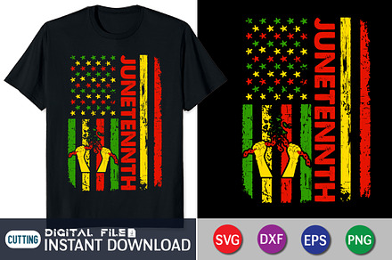 Juneteenth American Flag Graphic, an Object Graphic by FunnySVGCrafts