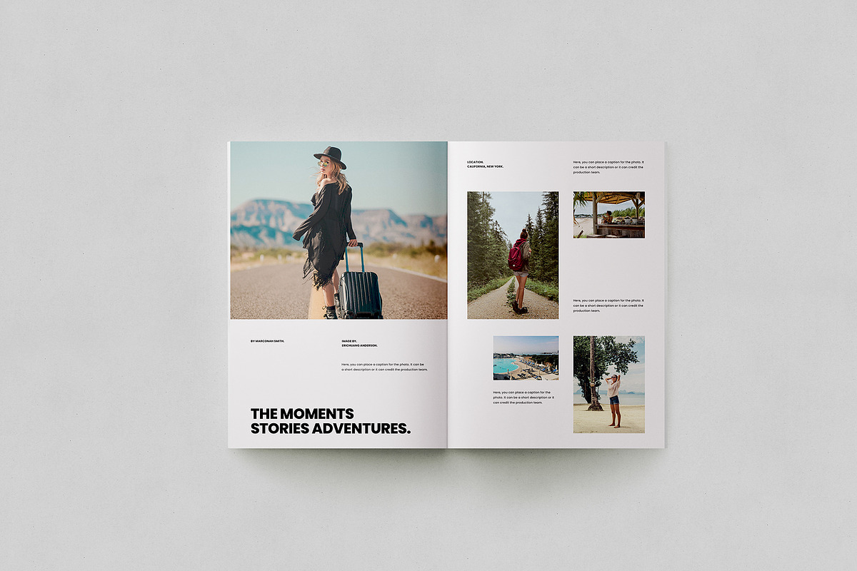 Travel Magazine Template preview 4