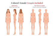 Female Fashion Croquis High Heels, a Person Illustration by Shorena Fashion Draws (Thumbnail 5 of 8)
