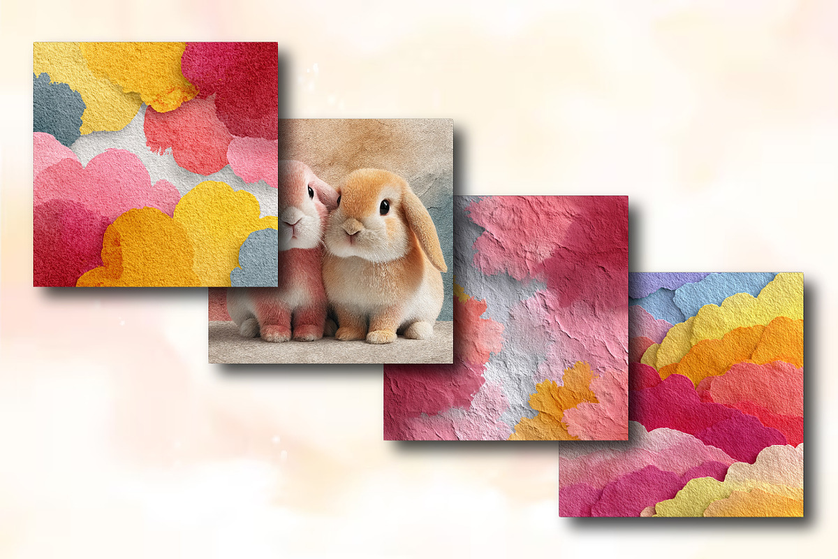 Minimal Easter Pastel Papers, a Background Photo by RobertsArt (Photo 2 of 5)