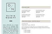 Minimalist Resume for MS Word, a Resume Template by This Paper Fox (Thumbnail 5 of 5)