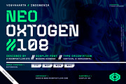Neo-Oxtogen 108 Display Font, a Font by RMPL.std (Thumbnail 1 of 4)
