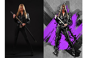 15 Wall Art Photoshop Actions Bundle, an Action Add-On by Design Forest (Thumbnail 28 of 57)