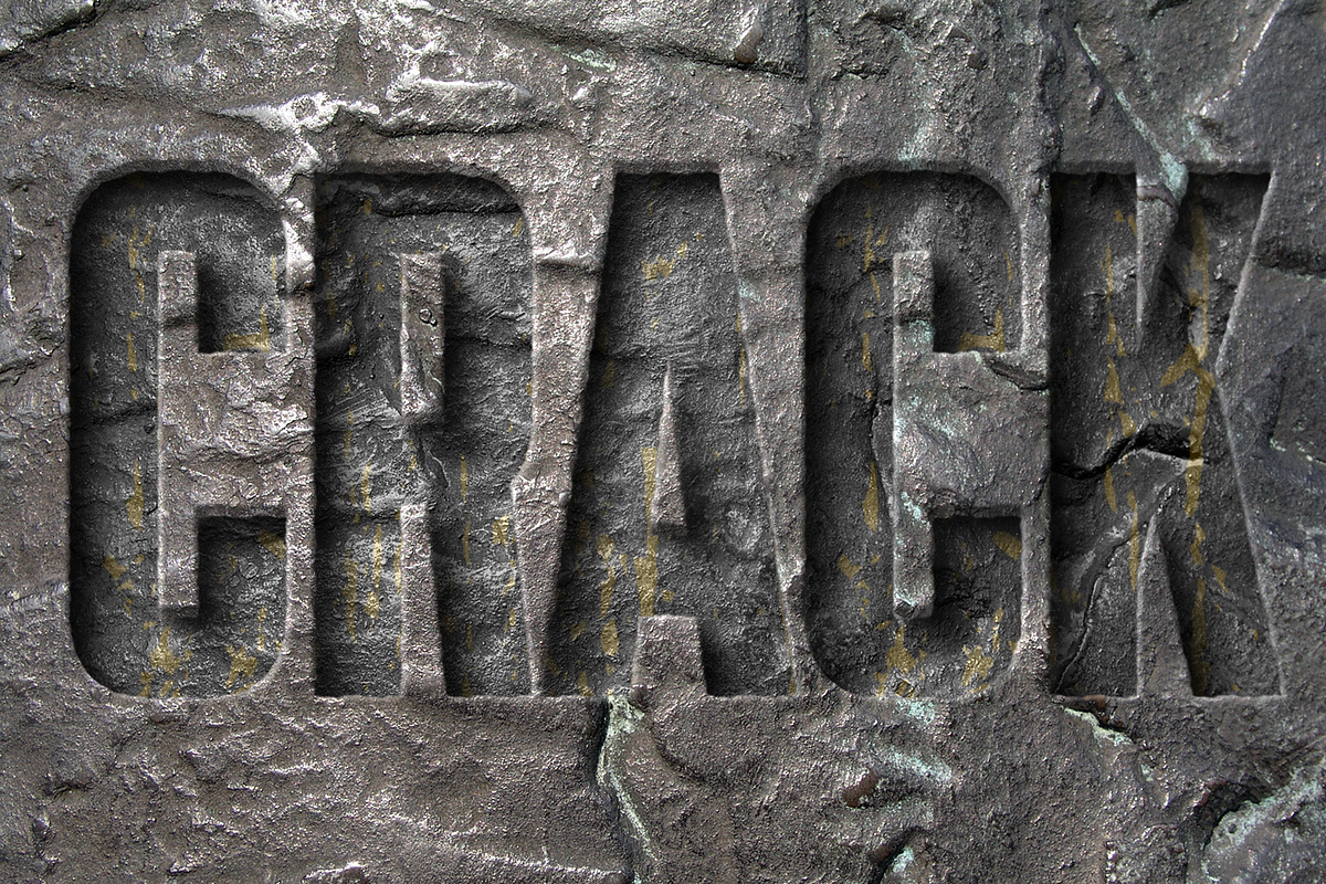 Oxido Caps | Solid & Eroded | Fonts, a Sans Serif Font by deFharo (Photo 7 of 9)