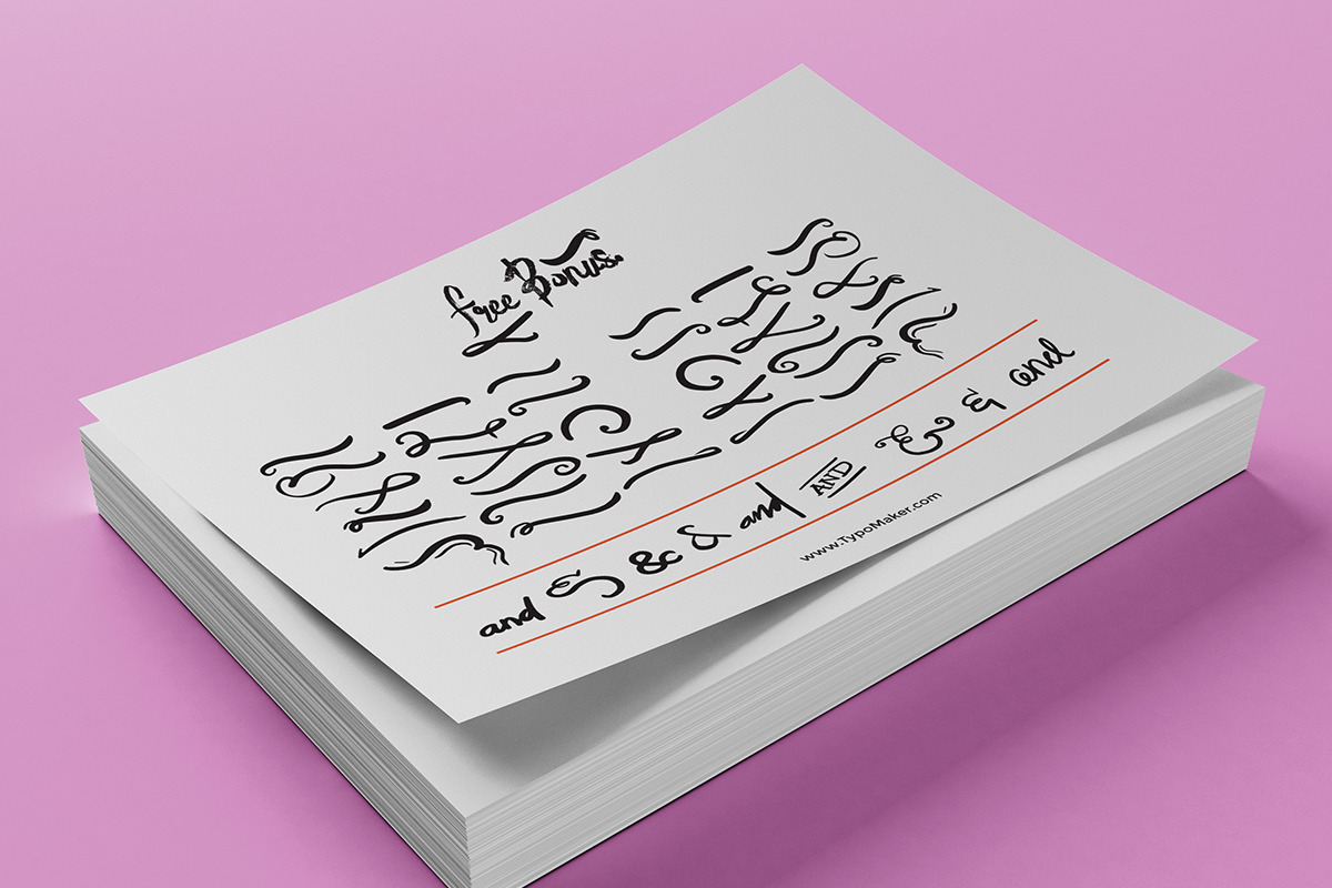 Basik Rough Typeface+bonus (70%off) preview 5