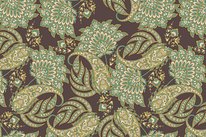 8 Paisley Seamless Vector Pattern