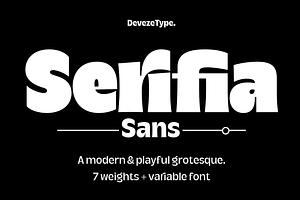 DT Serifia Sans Playful Grotesque