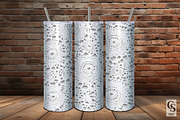 White Crochet Lace Seamless Pattern, a Pattern Graphic by Creative Store (Thumbnail 4 of 4)