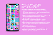 Purple & Blue Instagram Templates, a Social Media Template by SunshineStudioBoutique (Thumbnail 3 of 10)