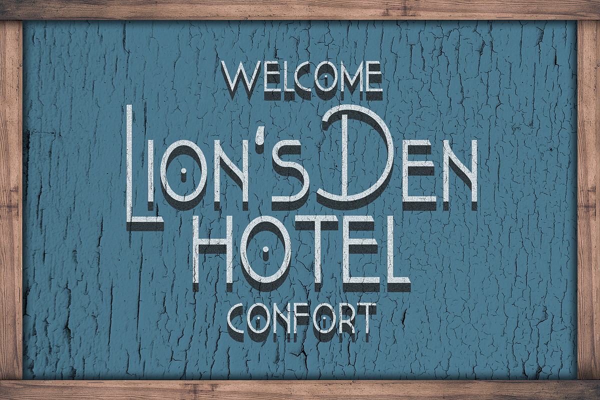 Hotel Royal Vintage Font, a Sans Serif Font by Graphicdome (Photo 13 of 15)
