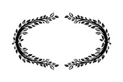 Nature Wreath Frame Vector Bundle, an Illustration by jahid234 (Thumbnail 11 of 51)