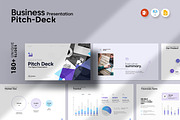 Business Pitch Deck PowerPoint, a Presentation Template by creathrivestudio (Thumbnail 1 of 26)