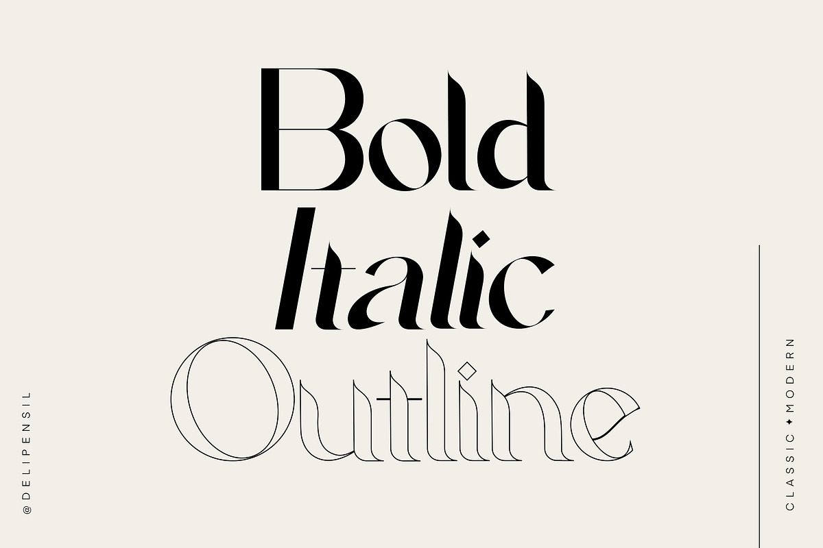 Agoka Modern Classic Typeface, a Serif Font by delipensil (Photo 9 of 11)