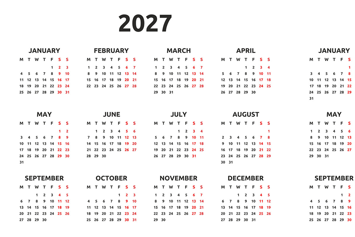 Calendar 2025, 2026 and 2032, a Graphic by Volyk (Photo 4 of 7)