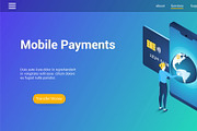 Isometric landing page template, a Templates & Theme by Genestro Shop (Thumbnail 3 of 5)