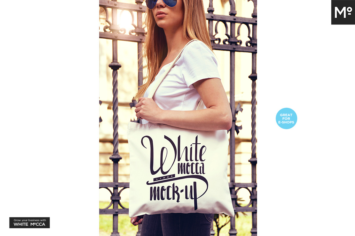 Tote Bag Mock-up, an Apparel Mockup by BlackMocca (Photo 5 of 11)