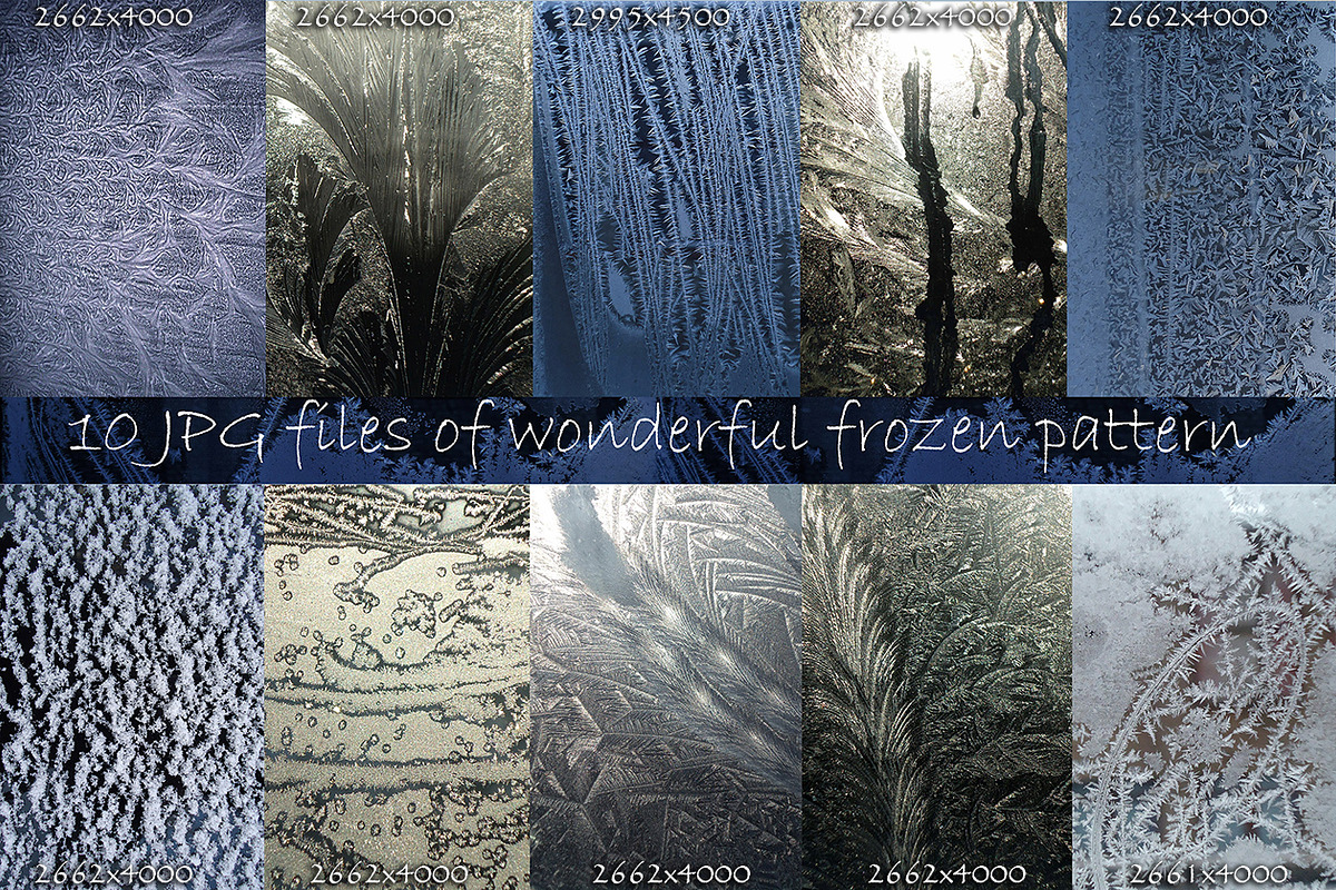 Winter windows with frost preview 2