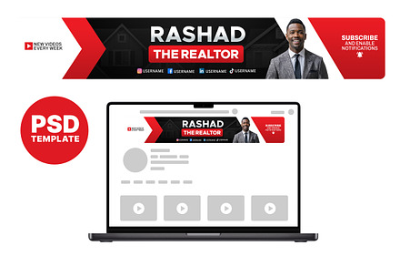 Real Estate Agent YouTube Banner