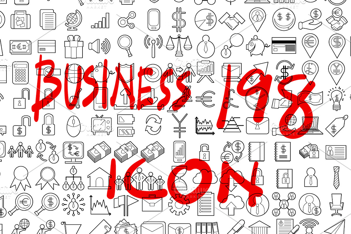 520 Line icons set, an Outline Icon by TKDoodle (Photo 2 of 8)