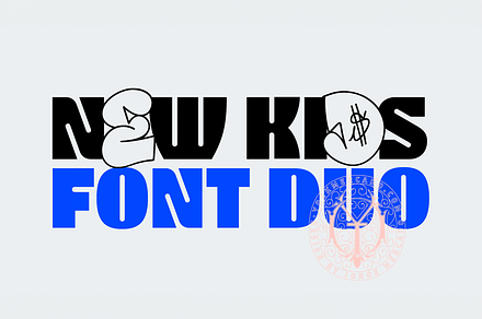 New Kids Font Duo, a Sans Serif Font by YockMercado