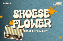 Shoese Flower - 1990's Retro Font